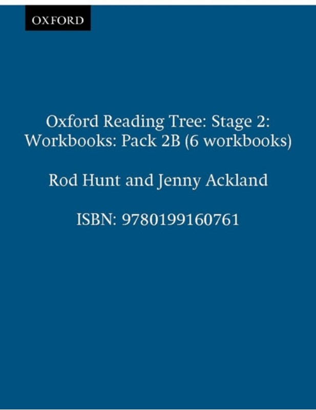 Oxford Reading Tree: Level 2: Workbooks: Pack 2B (6 workbooks) Jenny Ackland 9780199160761