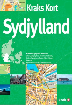Kraks Kort Sydjylland (Indbundet)