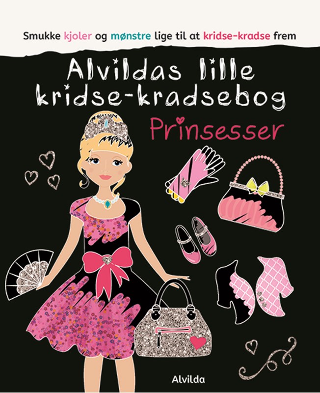 Alvildas lille kridse-kradse bog - Prinsesser  9788741508290