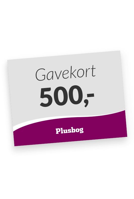 Plusbog digitalt gavekort værdi 500 kr. 