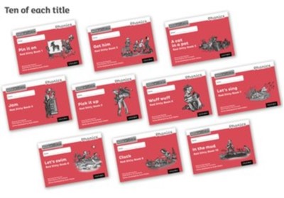 Read Write Inc. Phonics: Red Ditty Black & White Books (Pack of 100) af ...